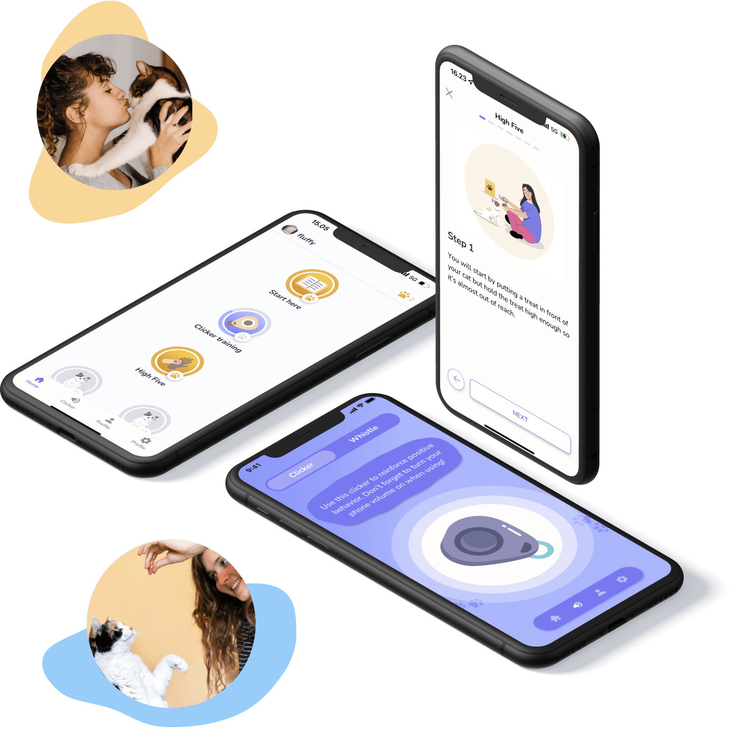 Lumsters app interface on a phone